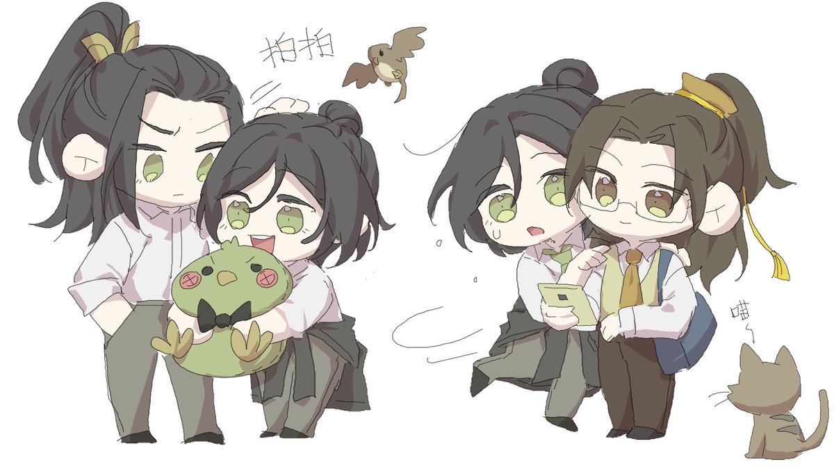 after_april_'s tweet photo. 双聂涂鸦练习 https://t.co/BWwKLOuNgw