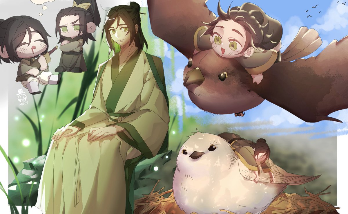 after_april_'s tweet photo. 双聂涂鸦练习 https://t.co/BWwKLOuNgw