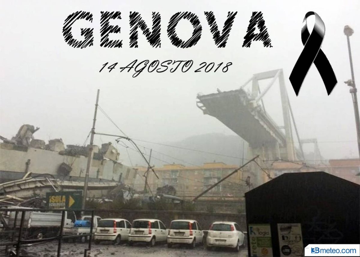 14/08/2018 --- 14/08/2023.
Perché nessuno dimentichi mai quelle 43 vittime.
#Genova #PonteMorandi