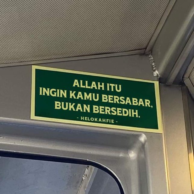 Sabar.