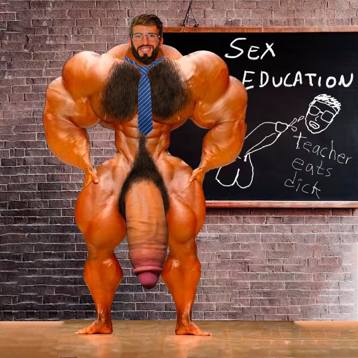 Lobomorphs's tweet photo. The teacher is ready to start the class (part 2).
#bara #barart #baraartist #muscle #muscular #bodybuilding #bodybuilder #muscleman #bodybuilding #muscleman #morph #bodymorph https://t.co/dtmM0MfIti