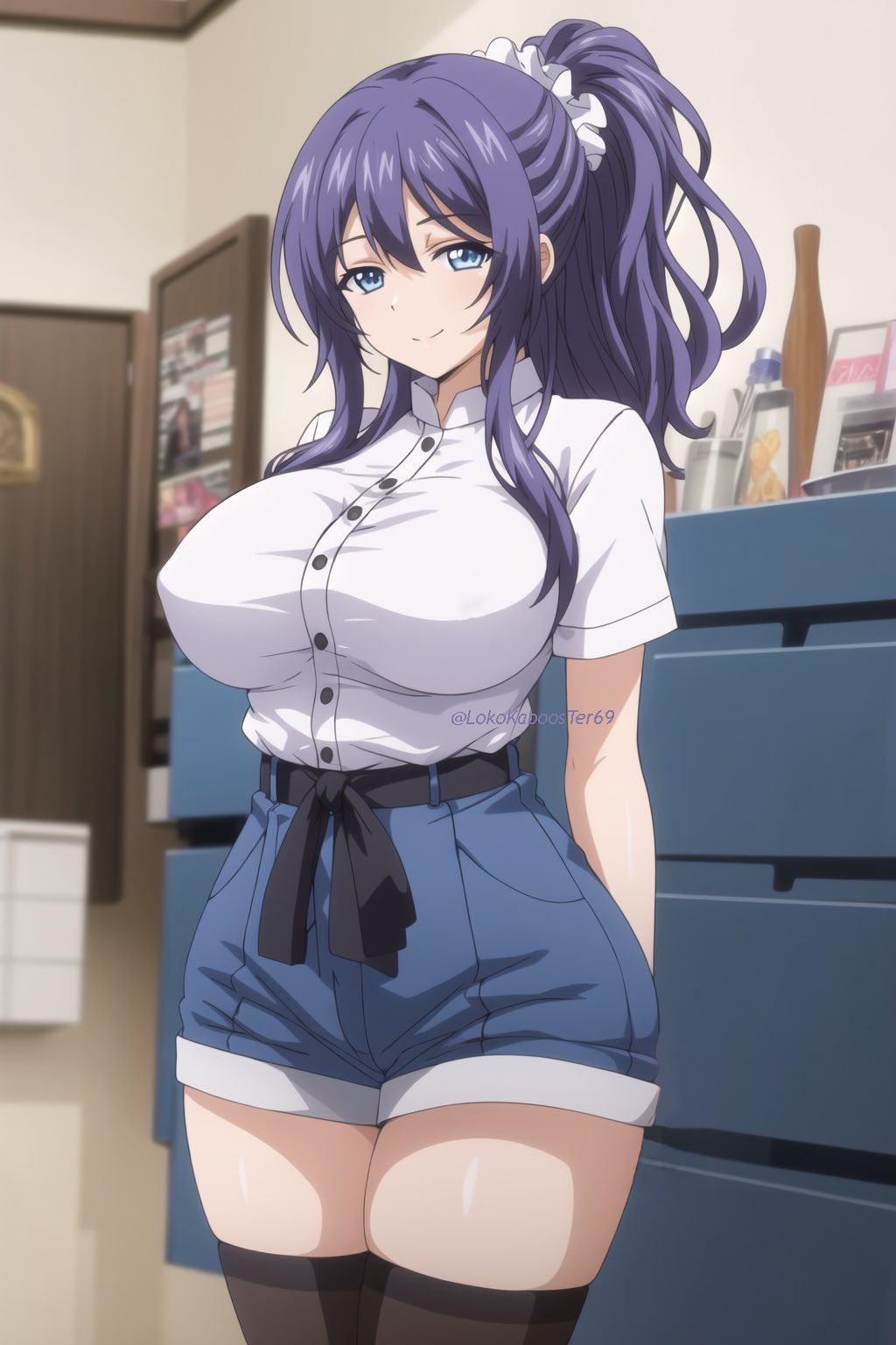 WAIFU HAIVEN on X: Rei 💜 Anime : Mankitsu Happening  t.coU7jmNHyH88  X