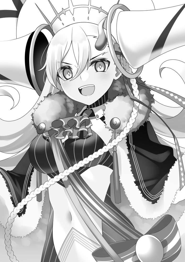 FGO「C102で配布していたおまけペーパーのイラストです! トネリコとUは後程着色しま」|りょふ彦@絵仕事募集中のイラスト