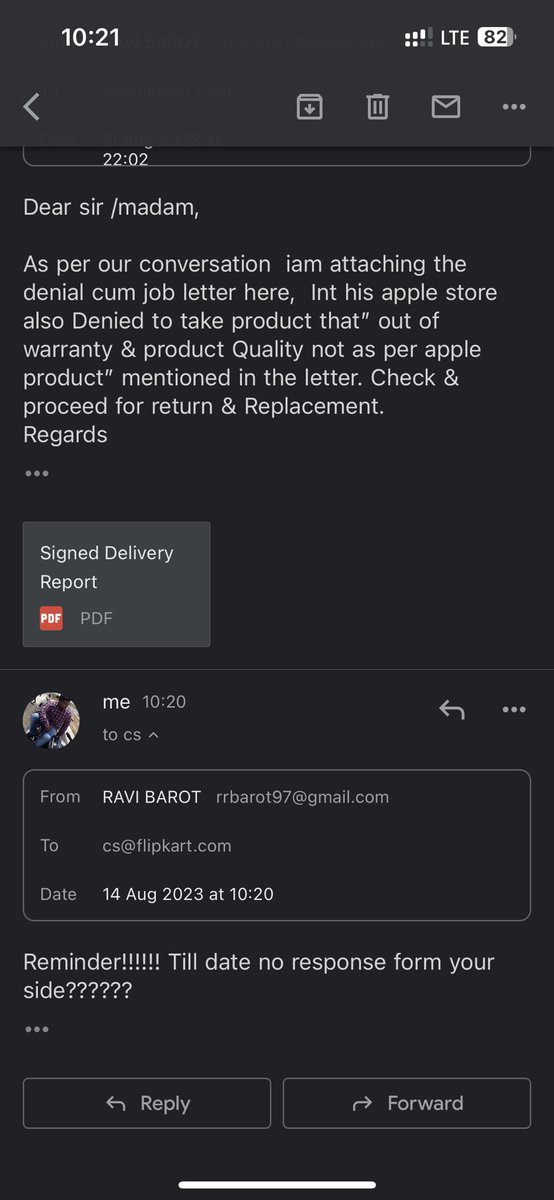 rrbarot97's tweet photo. @Flipkart @flipkartsupport  Flipkart you just are Dumbest ever in service &amp; support till dare no response from your side , Even after delivering a defective product &amp; that also wareanty of 1 month only!!!!!!!!! #jagograhakjago #bajateraho https://t.co/6ajb7LA2iV