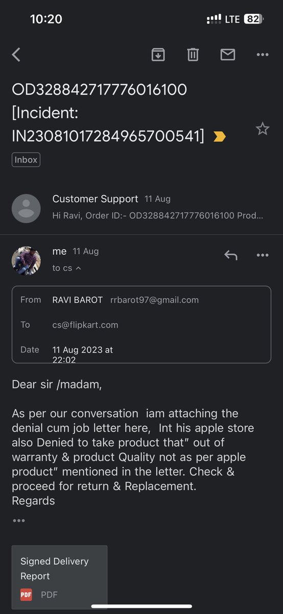 rrbarot97's tweet photo. @Flipkart @flipkartsupport  Flipkart you just are Dumbest ever in service &amp; support till dare no response from your side , Even after delivering a defective product &amp; that also wareanty of 1 month only!!!!!!!!! #jagograhakjago #bajateraho https://t.co/6ajb7LA2iV