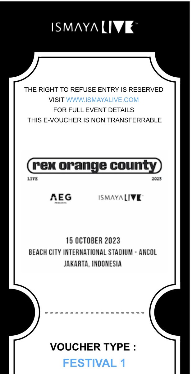 anggiprg's tweet image. WTS DAY 2 REX ORANGE COUNTRY
1 Ticket Only - Festival 1
Normal Price
Minat WA 085710479442

#tiketroc #rexorangecountry #ismaya #tiketrexorangecountry