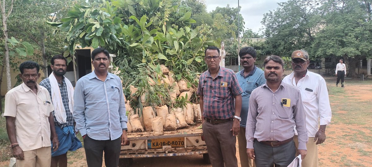 challakeretp's tweet photo. ಮಹಾತ್ಮ ಗಾಂಧಿ ನರೇಗಾದಡಿ 
 *ಅಮೃತ ವಾಟಿಕ*
 ಸ್ವಾತಂತ್ರ್ಯ ದಿನಾಚರಣೆ ಅಂಗವಾಗಿ   ಪ್ರತಿ ಗ್ರಾಮ ಪಂಚಾಯಿತಿಯಲ್ಲಿ 75 ಗಿಡಗಳನ್ನು ನೆಡುವುದರ ಮೂಲಕ "ವಸುಧಾ ವಂದನಾ ಅಭಿಯಾನಕ್ಕೆ "ಚಾಲನೆ
#ಸಾಮಾಜಿಕ ಅರಣ್ಯ ಇಲಾಖೆ
@ಚಳ್ಳಕೆರೆ ತಾಲ್ಲೂಕು
ಚಿತ್ರದುರ್ಗ ಜಿಲ್ಲೆ https://t.co/6RXIb5Vw2x