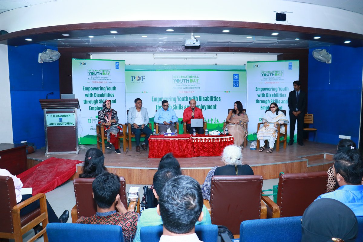 VashkarBD's tweet photo. Moderated a discussion on International Youth Day 2023, focusing on 'Empowering Youth with Disabilities: Skills and Employment,' held at RC Majumdar Hall, University of Dhaka. #InternationalYouthDay #DisabilityInnovationLab #InclusionMatters @a2i_bd @UNDP_BD https://t.co/UFZ2cLcvs1
