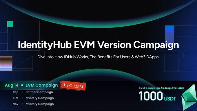 LitentryRu's tweet photo. Litentry EarlyBirds, время выхода EVM-версии #IdentityHub - 15:00 (Москва) сегодня!

Присоединиться к кампании:
1️⃣ Получите роль EarlyBirds в нашем Discord.
2️⃣ Авторизуйтесь в IdentityHub
3️⃣ Сгенерируйте учетные данные и ПОЛУЧИТЕ ОЧКИ https://t.co/P1ZvUu5cia