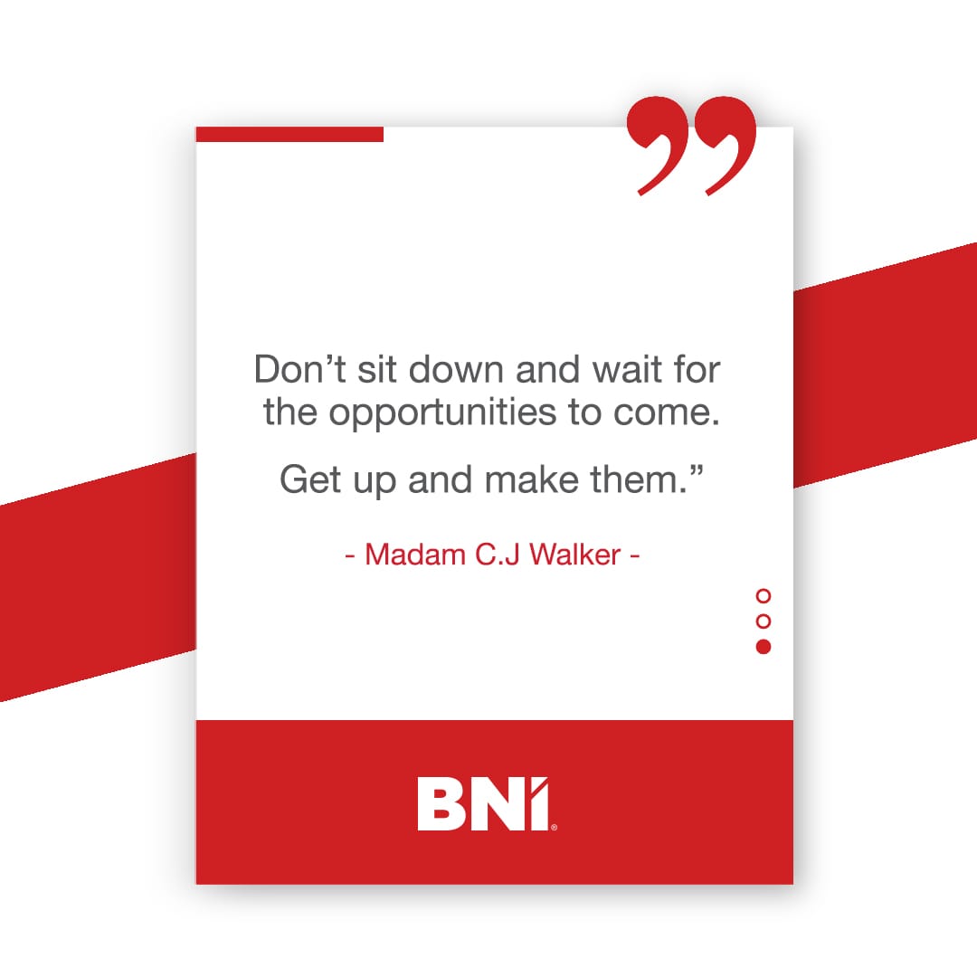 Sitting idly won't carve your path to greatness – it's time to take charge! ​ Rise up with unwavering determination, armed with the belief that opportunities are not mere chance, but what you create.​ #BNI #BNIIndia #LifeLongLearning #Quotes #Inspiration #MondayMotivation