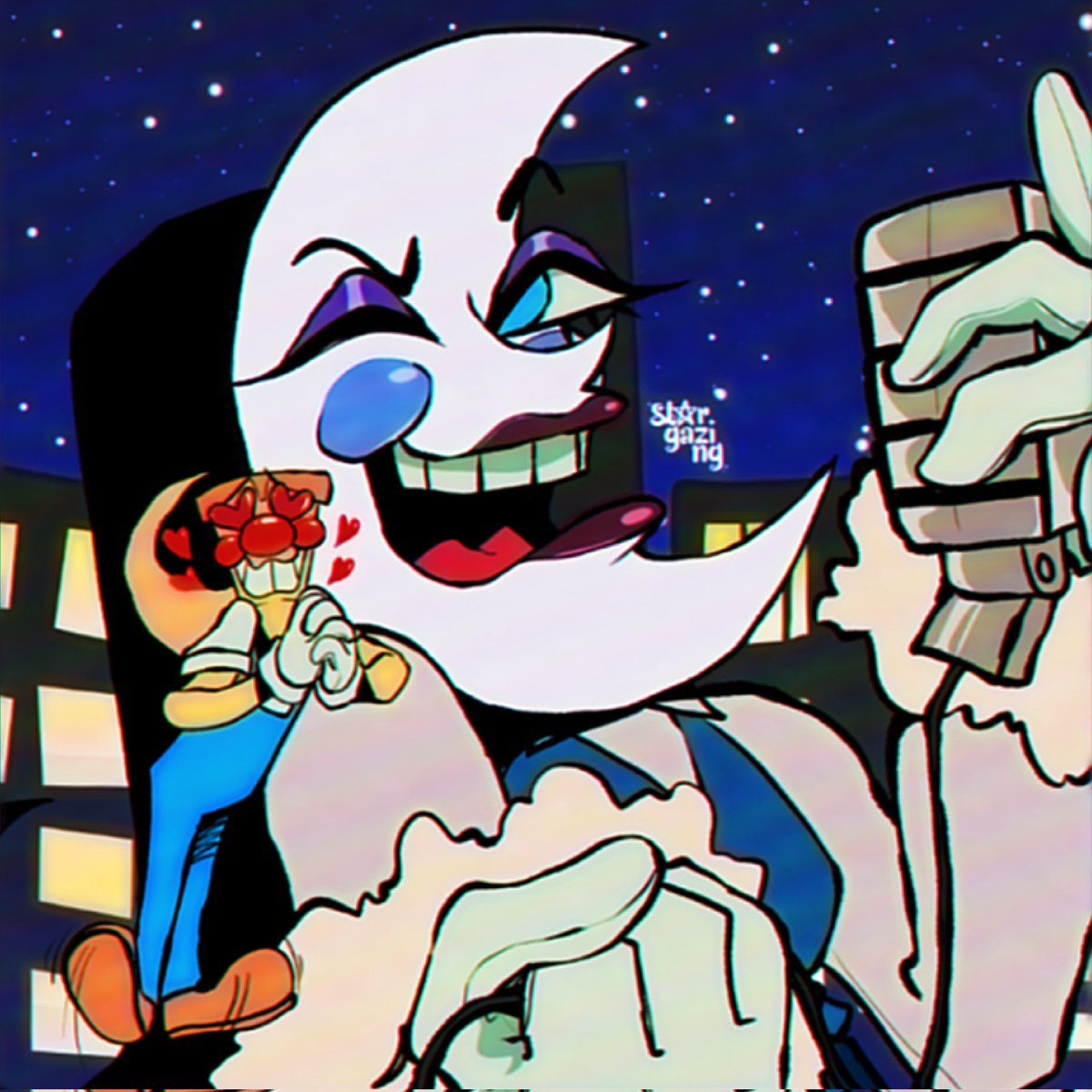 stargazing_png's tweet photo. You know what? I already decided to publish my Pizza Tower's OC here.

She's inspired on Mac Tonight.

Both are the same person, Calypso is a character artistically played by Sam.

ANDDD... I ship her with Pizza Head cuz why not? 

#pizzatoweroc #pizzatower #originalcharacter https://t.co/Lc06ytX19x
