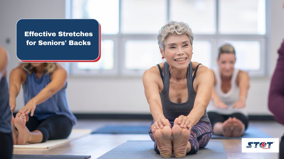 Loaids1's tweet photo. Keep your back flexible and pain-free with these essential stretches for seniors. Check it out! β‘οΈ https://t.co/8f75FdDUKm #SeniorFitness #StotSports https://t.co/KeY13Rskdz
