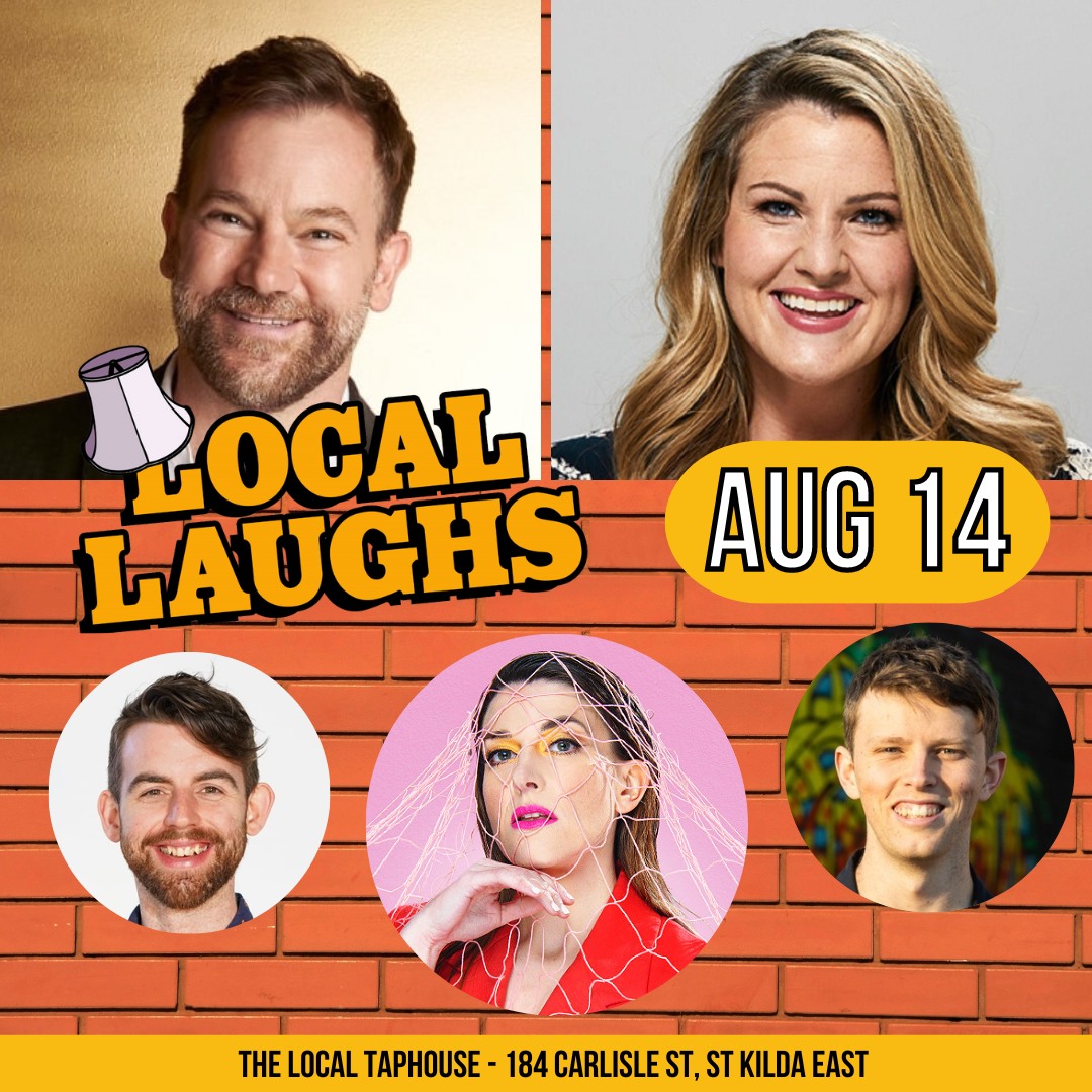 i'm running <a href="/LocalLaughsStK/">Local Laughs</a> while Janet is away and tonight we have a sickkkkk as lineup featuring <a href="/lehmo23/">Lehmo</a> <a href="/nikki_britton/">Nikki Britton</a> <a href="/Jackdruce/">Jack Druce</a> <a href="/MrTimothyClark/">Timothy Clark</a> and Nicolette Minster who has finally recovered from pneumonia in order to do comedy. 8.30pm in St Kilda!!!!