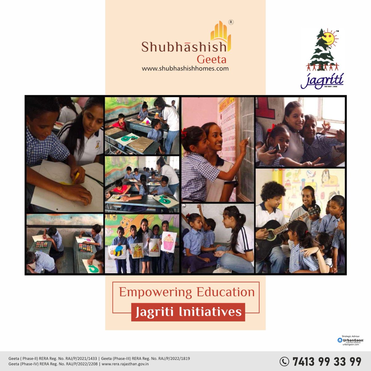 Empowering education through Jagriti Initiatives! Lighting up pathways to knowledge and brighter futures for all.

#EmpoweringEducationTrust #LearningNeverStops #EducationalForAll #education #learning #school #motivation #students #knowledge #teacher #children #Shubhashishhomes