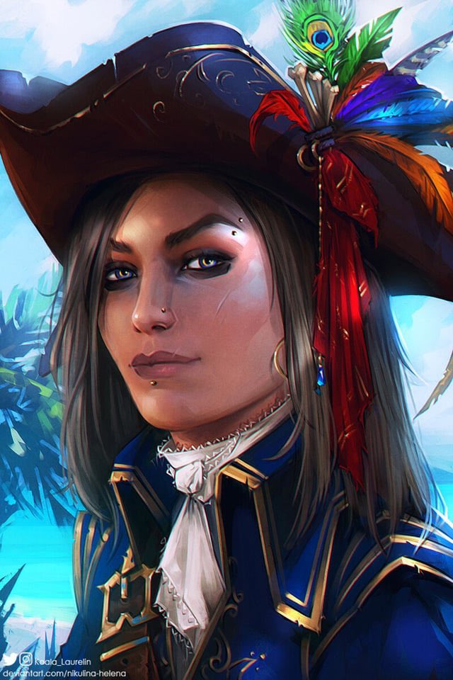 「Pirate by Helena Nikulina」|Benのイラスト