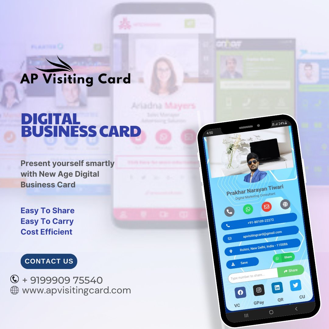 ApVisitingcard's tweet photo. #APVisitingCard Present Yourself Professionally And Smartly #visitingcard #visitingcarddesign #smartvisitingcards #onlinevisitingcards #visitingcard #APVisitingCardCompany https://t.co/soKQN71MrY