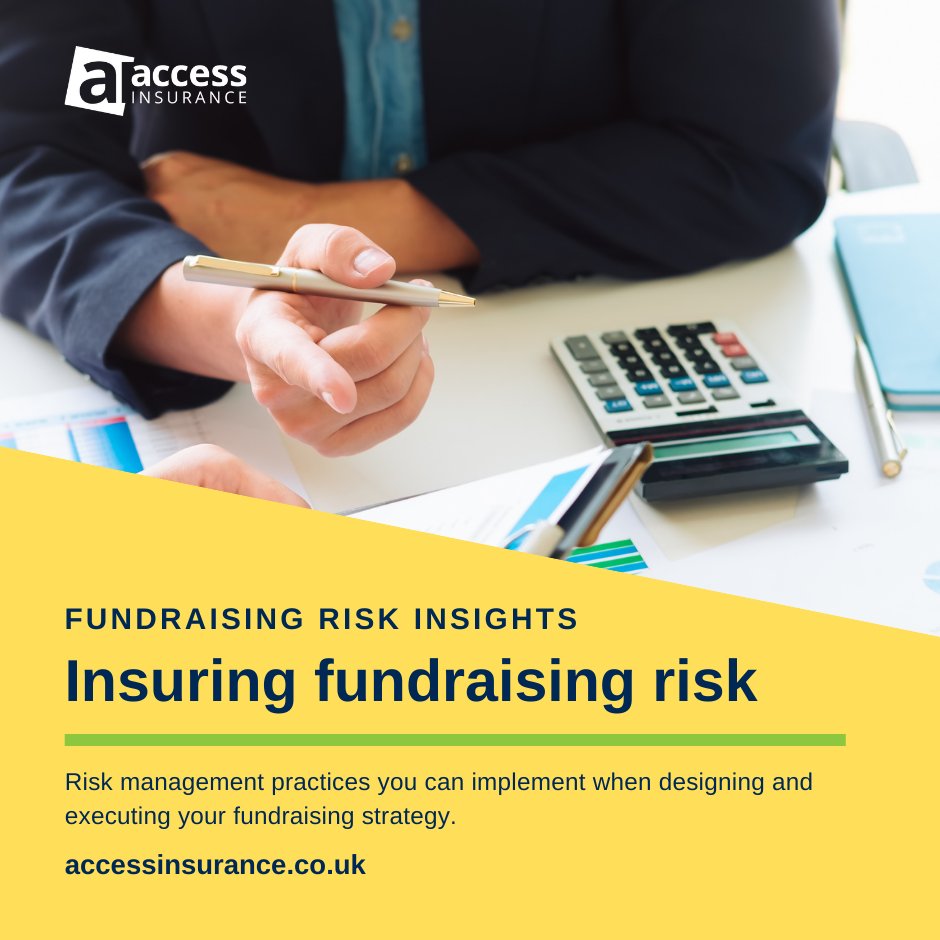 Fundraising Risk: Part 9 Even when you take precautions, incidents can still occur, and insurance transfers the risk to an insurer so that you can get back to the point where you left off before the incident. 👉 Download the full guide: forms.accessinsurance.co.uk/charity-fundra… #fundraising