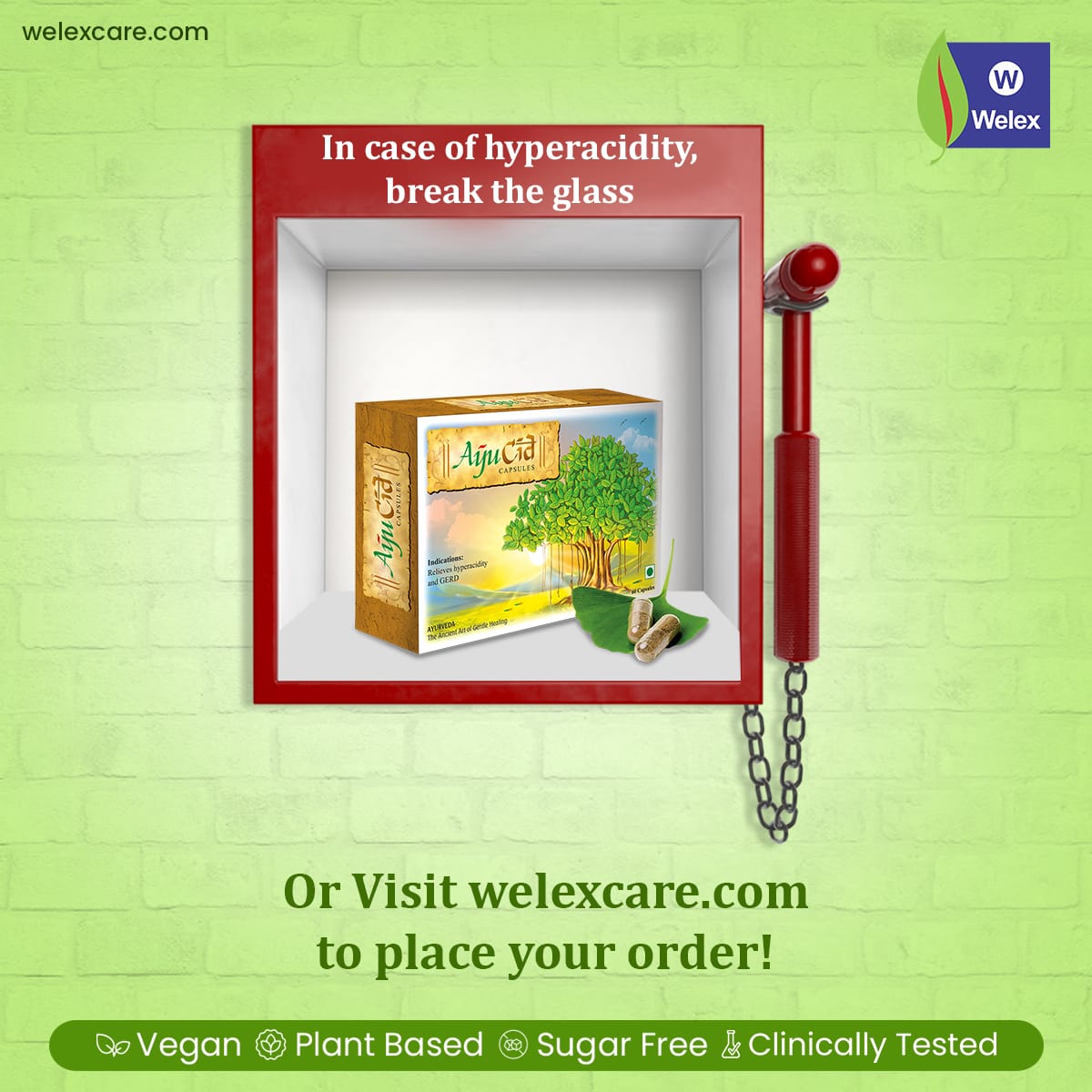 LtdWelex's tweet image. Hyperacidity is the biggest emergency and shouldn't be avoided for too long. In case you feel your stomach burning, just break the glass... or simply visit the link in the bio &amp;amp; place your order for AyuCid.
Buy now!
#NaturalRemedy #HolisticHealth #ClinicallyTested #hyperacidity