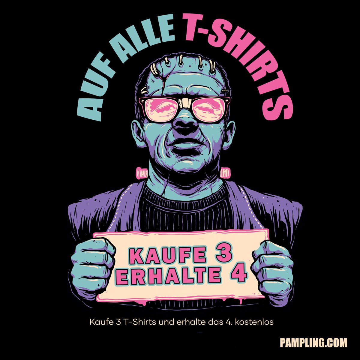 🤯 Jetzt auf ALLE T-SHIRTS!: Kaufe 3 T-Shirts und erhalte das 4. kostenlos 🎁👕
✅ Alle Größen und Designs erhältlich.
Außerdem gibt es weltweiter KOSTENLOSER VERSAND auf Bestellungen über 50€ 📦
pampling.con 🏃‍♀️🏃

*Das Geschenk gilt für den niedrigsten Betrag.