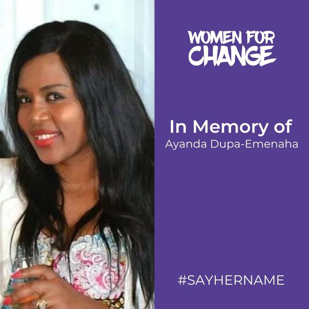 Why would you do this? 💔
Ayanda Dupa-Emenaha, 35, burnt body was found burnt beyond recognition in the bushes in Gqeberha on 25 July 2023. 
#womenforchange #sayhername