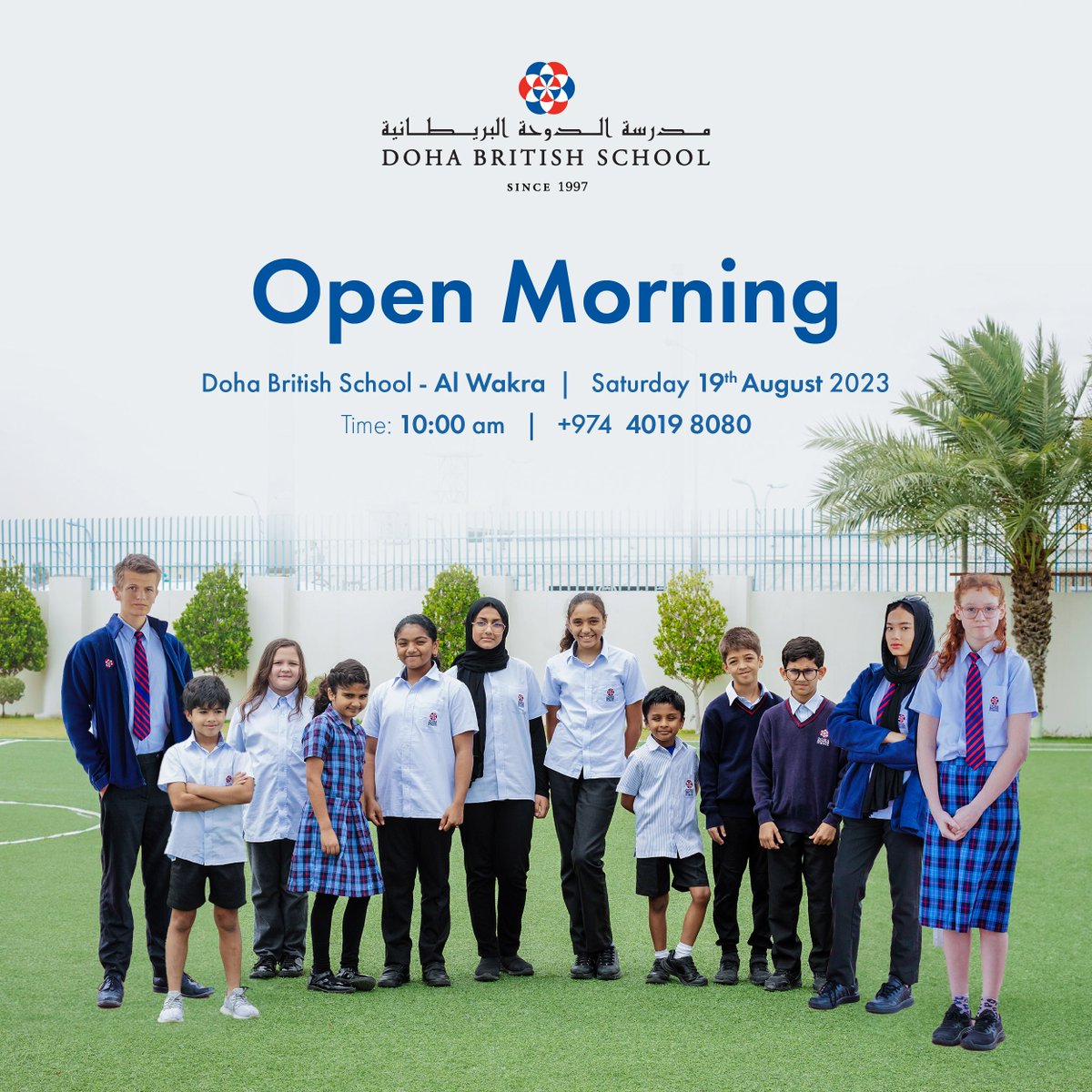 MarhabaQatar's tweet image. .@DBSWakra is hosting an Open Morning with their Senior Leadership team at the #DBSWakra Campus on Saturday, 19 August at 10 am.

REGISTER NOW ▶ bit.ly/3QuPbH6
 
#DohaBritishSchool #learningforlife #topbritishschool #newcampus #education #britishschool #DBS