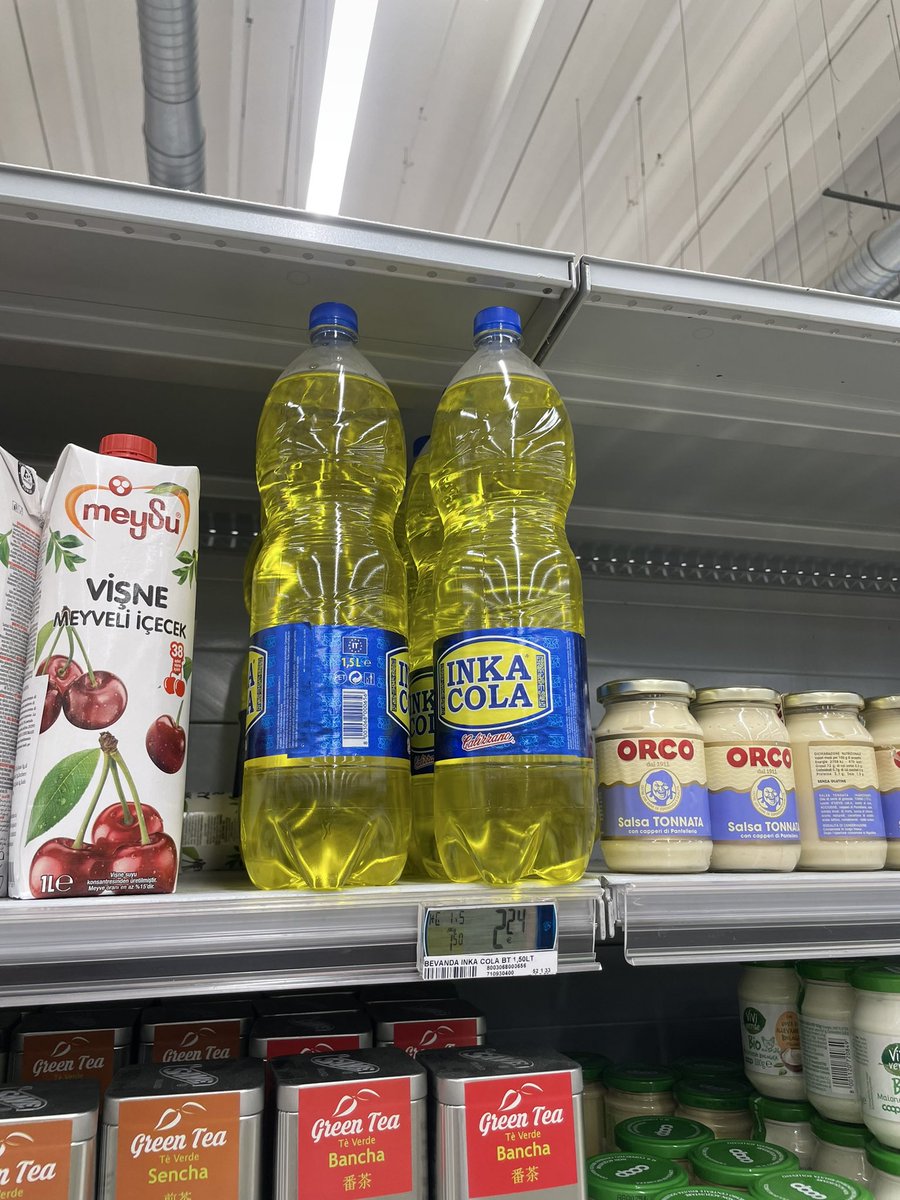Riccardo Carnevali (@riccardochef) on Twitter photo Nic, incredible ma vero, alla Coop qui a Vigevano c’è la Inca Kola… non la vedevo dai tempi del mio viaggio a La Paz in Bolivia per la settimana della cucina Italiana nel mondo 2017 che trip insulinico 🤣🤣🤣 <a href="/HumanSafari/">Nicolò Balini</a> Nic, incredible ma vero, alla Coop qui a Vigevano c’è la Inca Kola… non la vedevo dai tempi del mio viaggio a La Paz in Bolivia per la settimana della cucina Italiana nel mondo 2017 che trip insulinico 🤣🤣🤣 <a href="/HumanSafari/">Nicolò Balini</a>