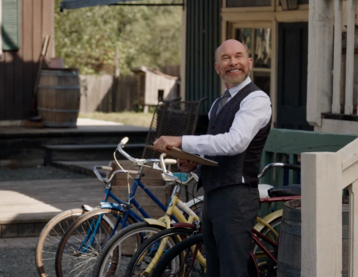 First, a Hope Valley ice cream parlor and now Bike Rentals! Ned Yost, Entrepreneur! #Hearties #WhenCallstheHeart <a href="/hallmarkchannel/">Hallmark Channel</a> <a href="/SCHeartHome/">SCHeartHome</a>