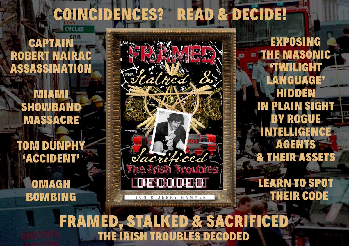 JonHammer's tweet photo. Utterly uninterested I missed watching event but after I read below I realised grim significance of pagan imagery when unlocked by my new book on apparent ritual murder in #TheTroubles &amp;tweeted2this effect-however deleted from timeline so here it is again https://t.co/L1Rx9JJa89 https://t.co/vNUeyyytli