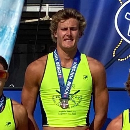 Representing the Ocean City Beach Patrol, Brian Hoskins won the 90-meter sprint at the USLA National Championships over the weekend. #GohTigers