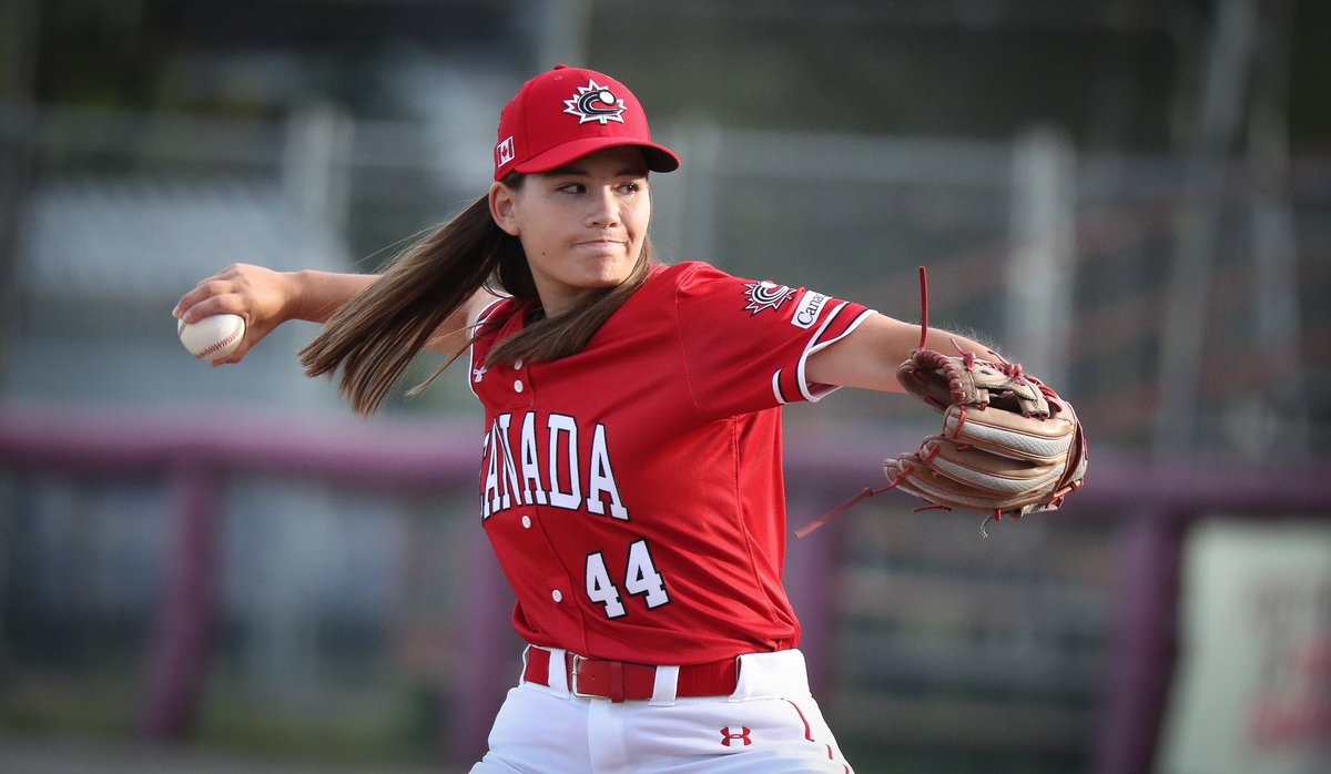 <a href="/RainePadgham/">Raine Padgham</a> Sarah Pengelly in her #BaseballWorldCupW debut 🤯 

5️⃣ IP
0️⃣ R
1️⃣ H
2️⃣ BB
🔟 K

🔥 🔥 🔥