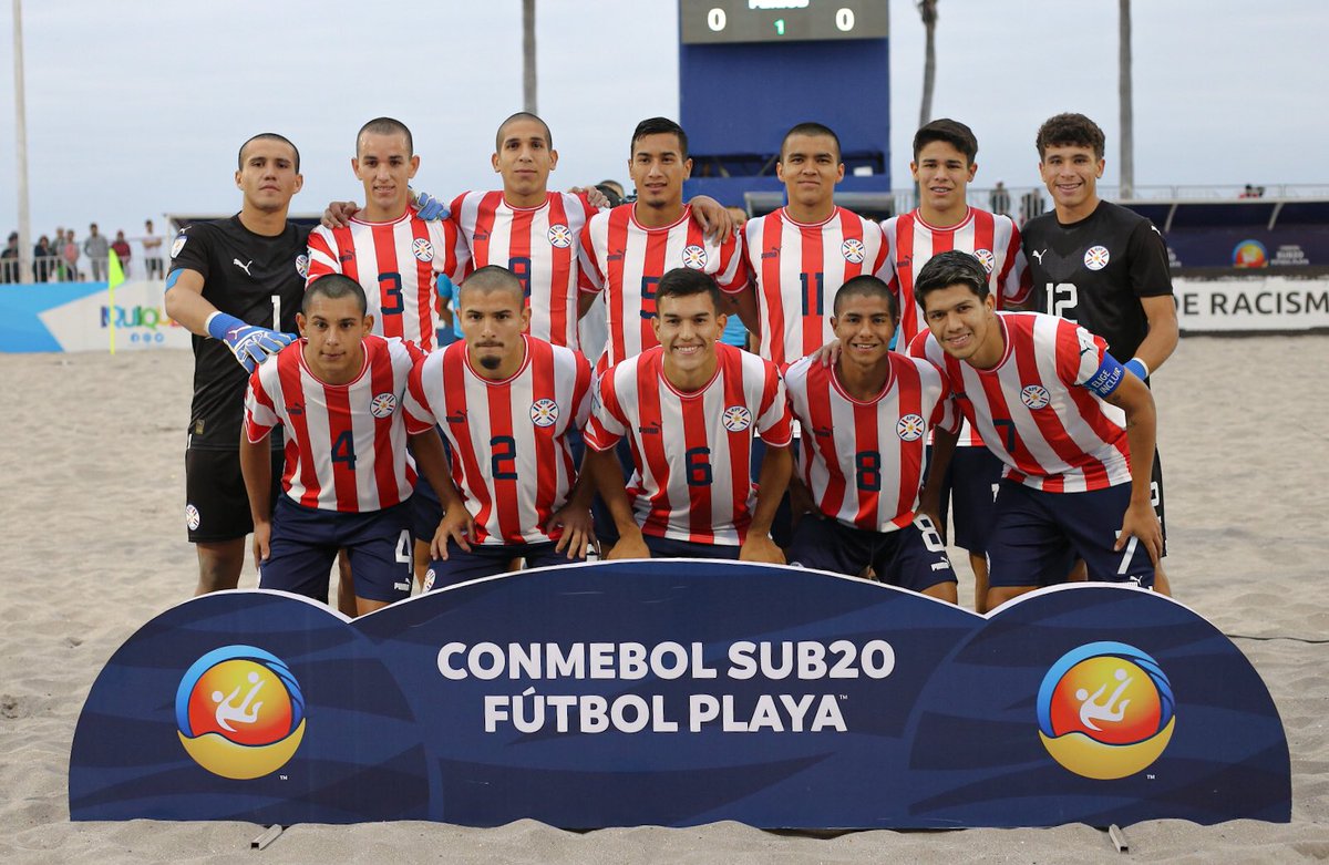 ANFPChile's tweet photo. 📍#Final  

🏆 @CONMEBOL #Sub20FP Chile 2023

💪 @lospynandipy 🇵🇾 venció a @CBF_Futebol 🇧🇷 por 5-3 en el Arena Cavancha 🏟️ y se quedó con el título. 

📸 Tito Medina / Prensa COL https://t.co/fYx8Q9Fpcg