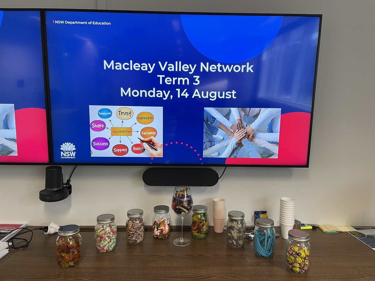 EmmaJeffery313's tweet photo. Day 1 of principal network days. 
What better way to kick off a Monday and 2 days packed with leadership collaboration than with a Lolly  buffet and present.  
@lisa1muir1 @CathyBrennan1 
#macleayvalleynetwork https://t.co/f6gBeTiDqj