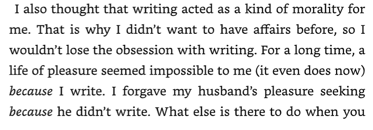 chayab77's tweet image. My God.  This book. Annie Ernaux. #GETTINGLOST.
One of those passages that gobsmacks you.