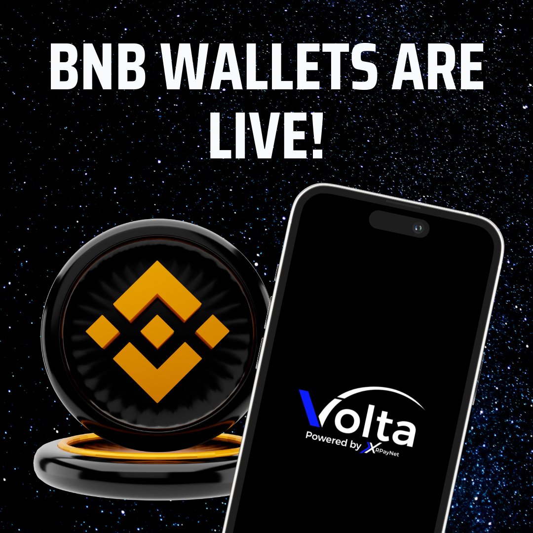 XRPayNet's tweet photo. 🌟 Hold on to your seats! #BNB is on #Volta! 💼💎
Trade and embrace the power of #BinanceCoin with both custodial and non-custodial wallets on #XRPayNet. 🚀🔐
Download the app now!
📲 https://t.co/lK3I9lmVyf
#BNBOnVolta #CryptoTrading #DigitalAssets #BitcoinAlternatives https://t.co/MGF0FvBMjQ