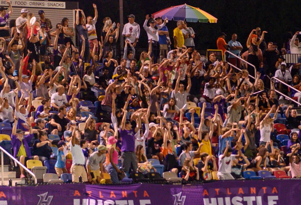atlantahustle's tweet photo. Thank you ATL! We had the best crowd ever. The Hustle set single game and season long attendance records! We had more than 1000 fans supporting us all the way to the bitter end. It wasn't what we hoped for but this team will be back. We want to bring a championship home for yall https://t.co/vL9UjU9UXl