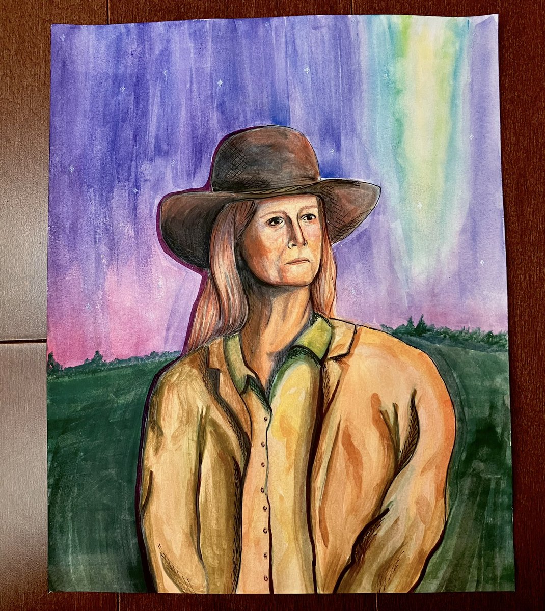 AgathasSapphic's tweet photo. #JuneHart had a very fun time making this one, i’ve missed traditional art a lot apparently ❤️
(pencil, watercolor, sharpie, pen) https://t.co/IF08yxlbl4