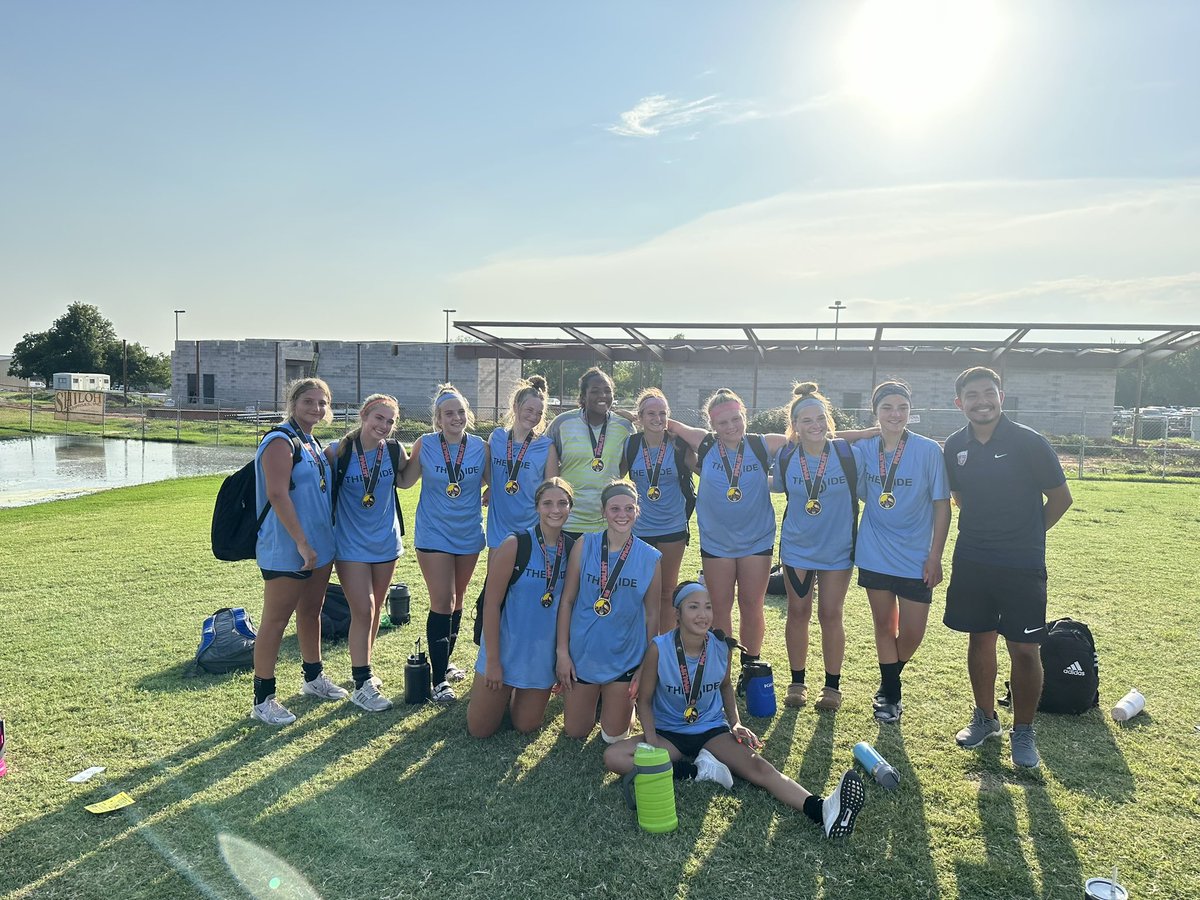 WSAOKCSoccer's tweet photo. Congratulations to WSA 07G OKC Navy for their Beat the Heat finalist placement. Great start to the season ladies. 

#sidebeforeself #theside #wsasoccer https://t.co/oEQo4ojnFJ