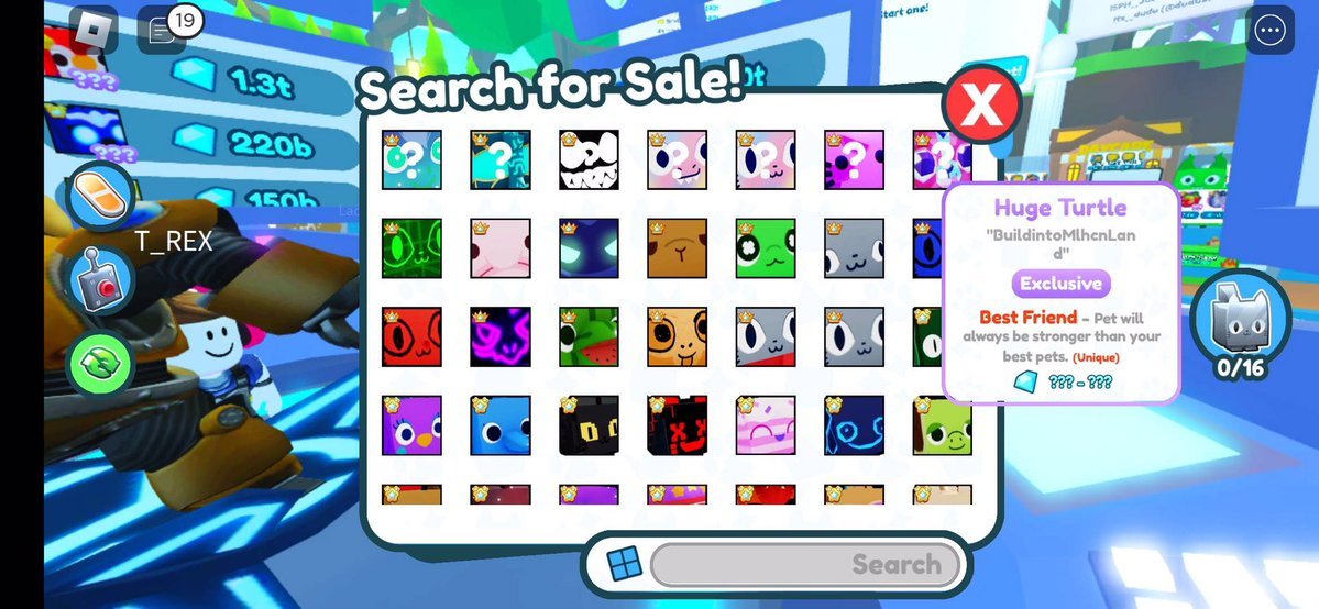 Asht0n_playz's tweet photo. Breaking new a secret huge turtle pet added to the trading terminal and then deleted maybe a new plush idk @psx @petsimulatorx #petsimx #roblox #hugeturtle @PetSimNews69 https://t.co/HR4tbZzjA4