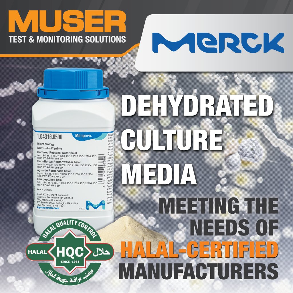 MuserApac's tweet image. Meeting the needs of halal-certified manufacturers with our halal culture media that are certified by the Halal Quality Control (HQC)!

ℹ️ For more information ℹ️
📧 info@muser-my.com
📞 +603-2742-7468

#culturemedia #microbiology #microbiologicaltesting #hygienemonitoring