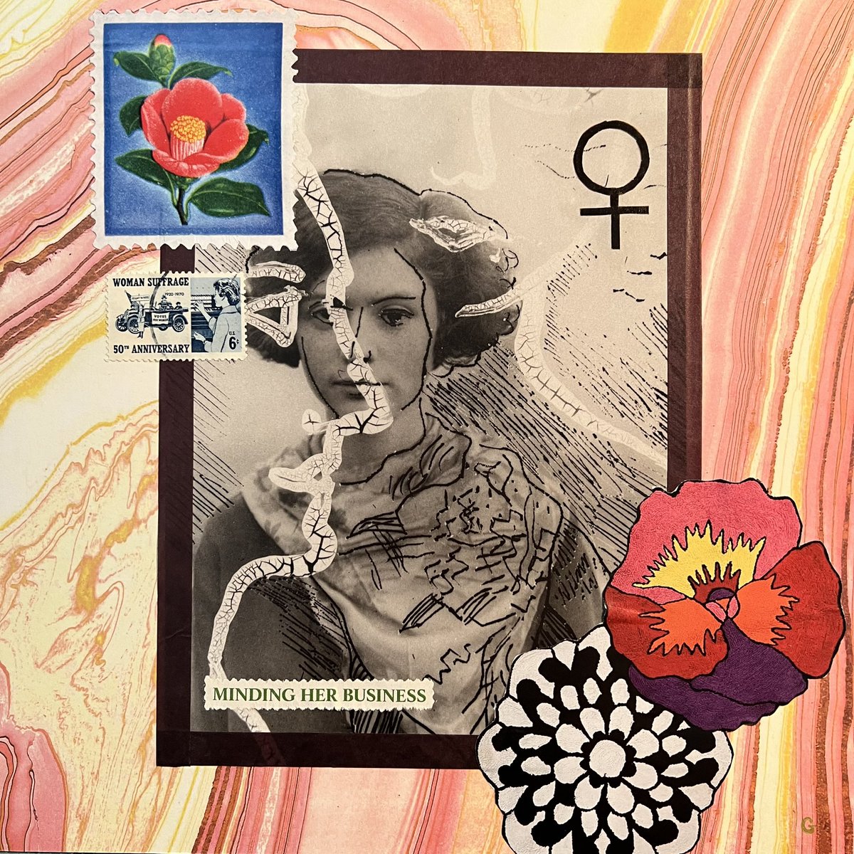 gigilcreative's tweet photo. analog collage art ✂️ one of a kind https://t.co/gJrKpuwH6p