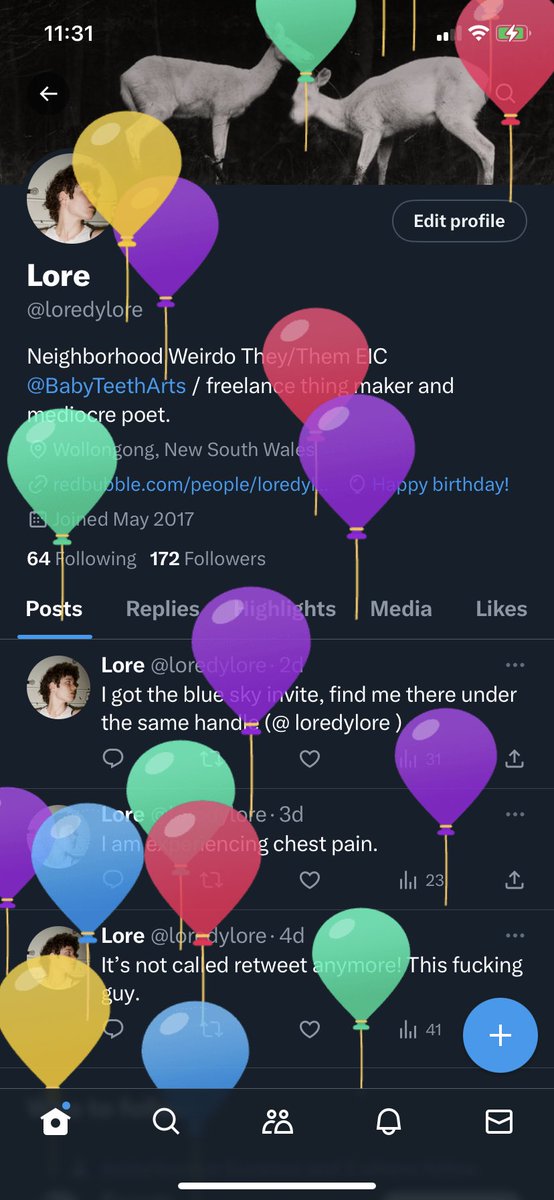 Birthday balloon time baby!