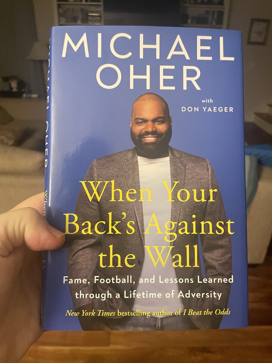 I’ll be interviewing Michael Oher tomorrow at 10 a.m. on @MPBOnline. I devoured his new book after my surgery last week and I have to tell you — it’s a good read. And it’s also a great playbook for when life pushes your back against the wall. Thanks, @MichaelOher