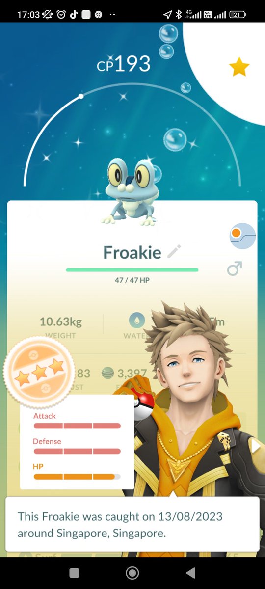siamcai's tweet photo. @PokemonGoApp Almost perfect ✨ https://t.co/p3jxIWHiqv