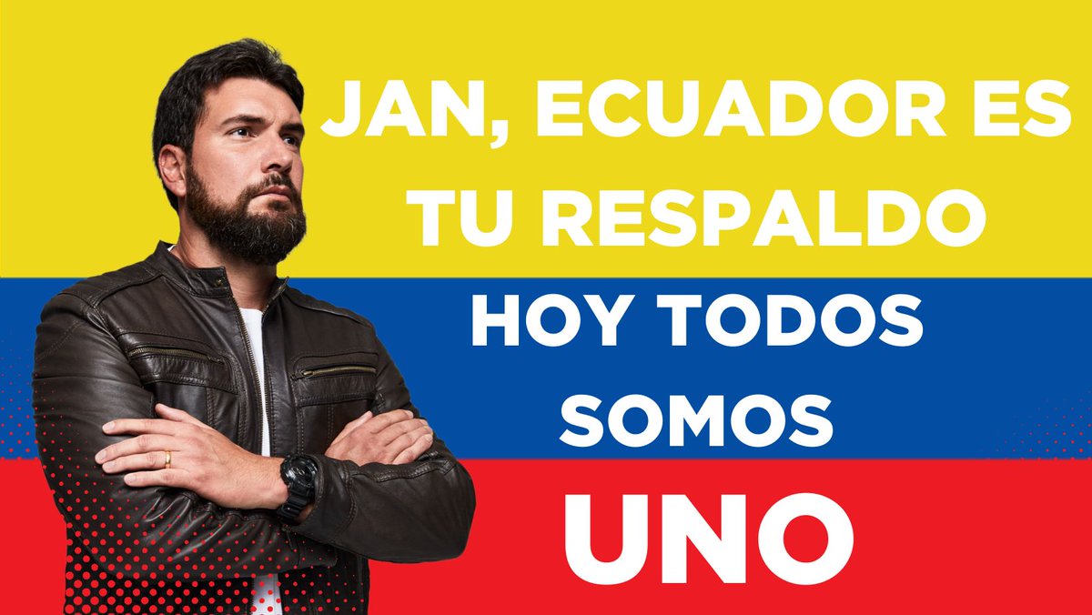 karinajimenez75's tweet image. VAMOS ECUADOR!!!
Hoy todos somos  @jantopicecuador
 Hoy todos somos  #UNO 🇪🇨 
#TopicPresidente 🙋
#DelMiedoALaEsperanza 
#PorUnEcuadorSinMiedo
@cendemocratico