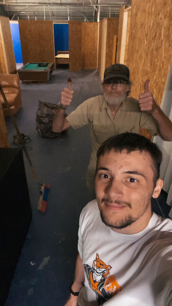 CoachWard22's tweet photo. Wesley Christian Dorm Rooms are COMPLETE!!!! Big S/O to my dad for helping me it was a great Father/Son job 🤣🤣🤣 #RideWithWesley #SaddleUp https://t.co/bI4LacfcGW