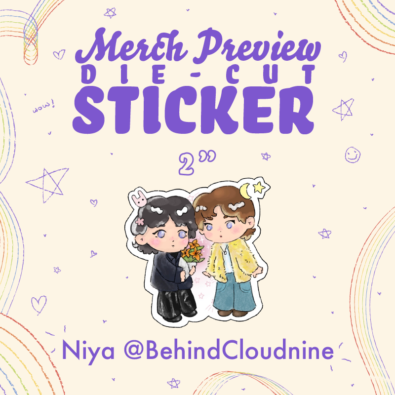 jinkook_zine's tweet photo. 🌈 MERCH SPOTLIGHT 🌈

@behindcloudnine drew up a sticker as pleasant as receiving a bouquet of flowers! 

✨This sticker is included in our Kaleidoscopic and Radiant bundles! 

➳ https://t.co/UF6Bs1V6FR 💙 https://t.co/aAzMdEdxc6
