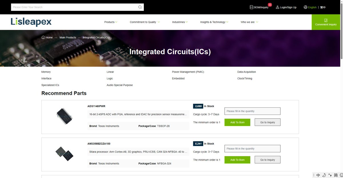lisleapex.com
Here, you need to purchase all kinds of electronic components, the products are complete, you are welcome to come here to purchase!
Anyone who doesn't understand can email me at sales601@lisleapex.com.tw or skype me at live:.cid.7d0c828b19ddf604