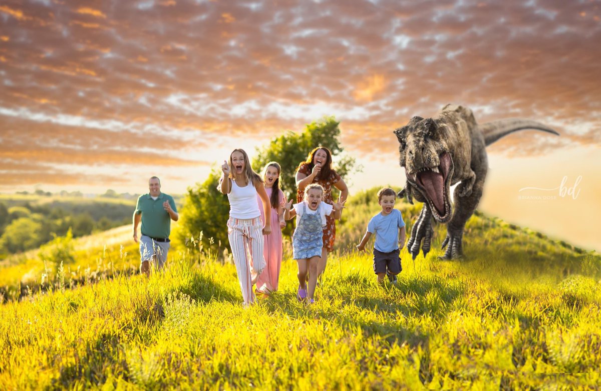 Blessing your scroll with our best family photo to date. We are willing to take offers to support the next <a href="/JurassicWorld/">Jurassic World</a> movie.