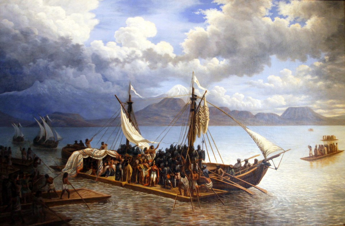 Cuauhtemoc_1521's tweet photo. De acuerdo a mi opinión, este es fue el orden de los factores, la jerarquizaciónC que causaron la derrota mexica durante el sitio que sufrió Tenochtitlan. Y tú en qué orden los colocarías? Estás de acuerdo? 
1. El rencor, el enojo, hacia la opresión mexica (Triple Alianza) de los señoríos indígenas subyugados
2. La epidemia de huey zahuatl o viruela
3. Incapacidad de los mexicas por acabar con los castellanos durante la Noche Triste y su penosa huida hacia Tlaxcallan
4. Incapacidad de forjar alianzas con otros señoríos, como los purépechas y los tlaxcaltecas
5. La tecnología de los castellanos