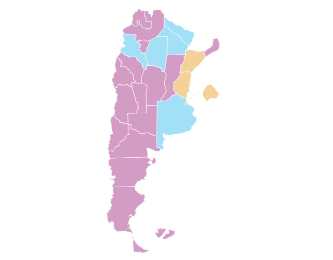 EmmaRincon's tweet photo. En morado los territorios donde @JMilei gana.

Argentina le está metiendo una patada al socialismo.

¡Qué viva la libertad y el capitalismo! https://t.co/wv6v4QDZq7